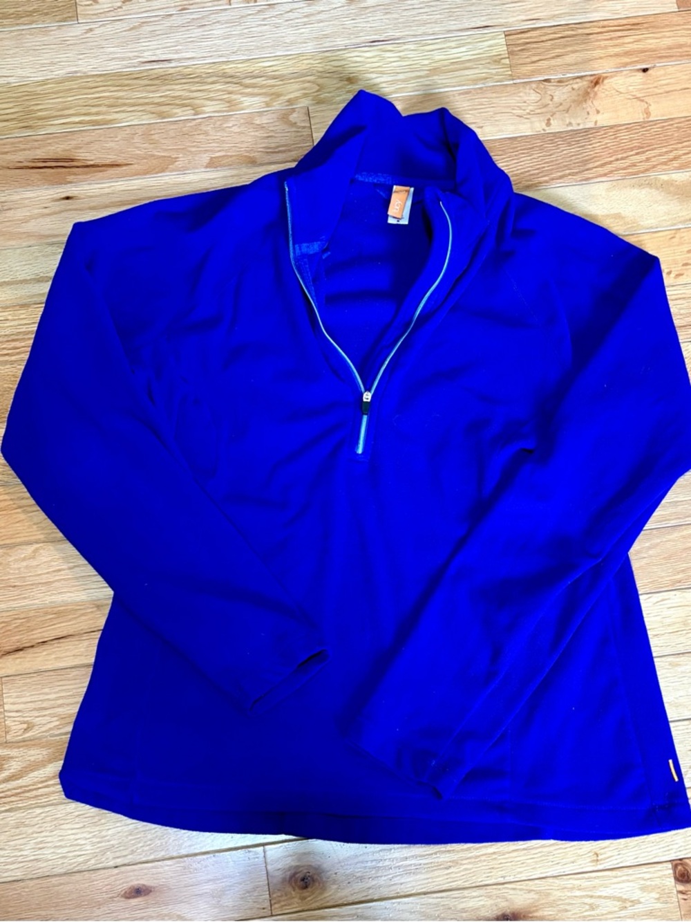 Lucy Electric Blue Fleece Quarter-Zip size M